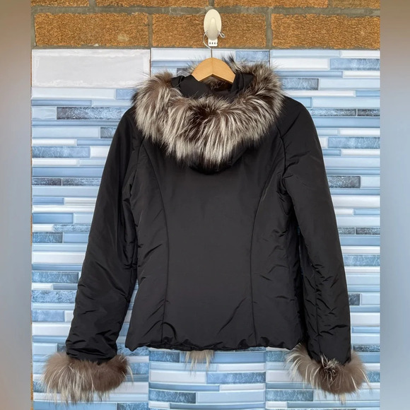 POST CARD  FOX FUR TRIM JACKET SIZE 8 - Picture 12 of 16